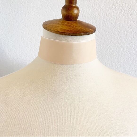 Jewelry - BOGO! Pale Peach Velvet Choker Necklace Boho Goth